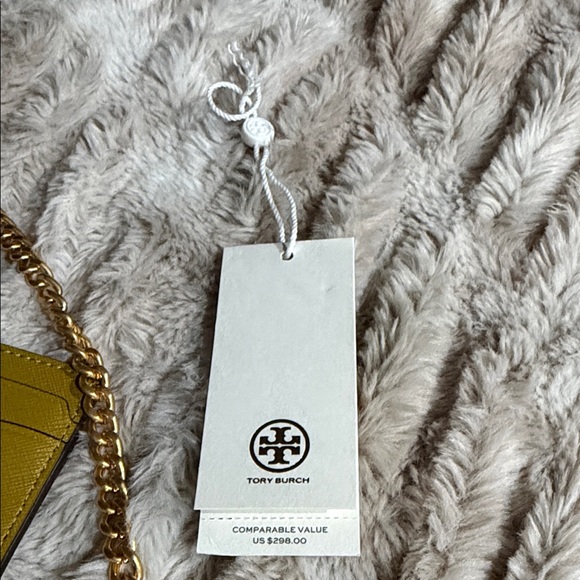 Tory Burch Emerson Top Handle Crossbody Island Palm with Matching wallet - Picture 15 of 16